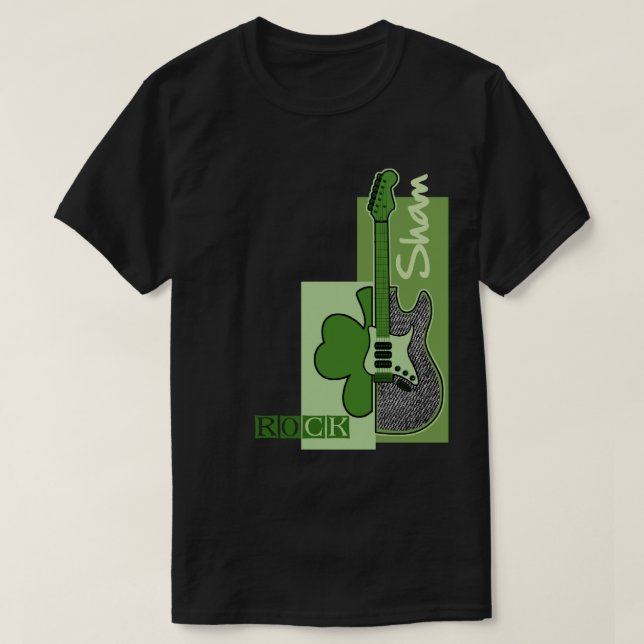 Camiseta Roca Sham. Día de San Patricio (Diseño del anverso)
