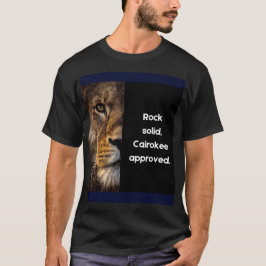 Camiseta Roca sólida, Cairokee aprobado.