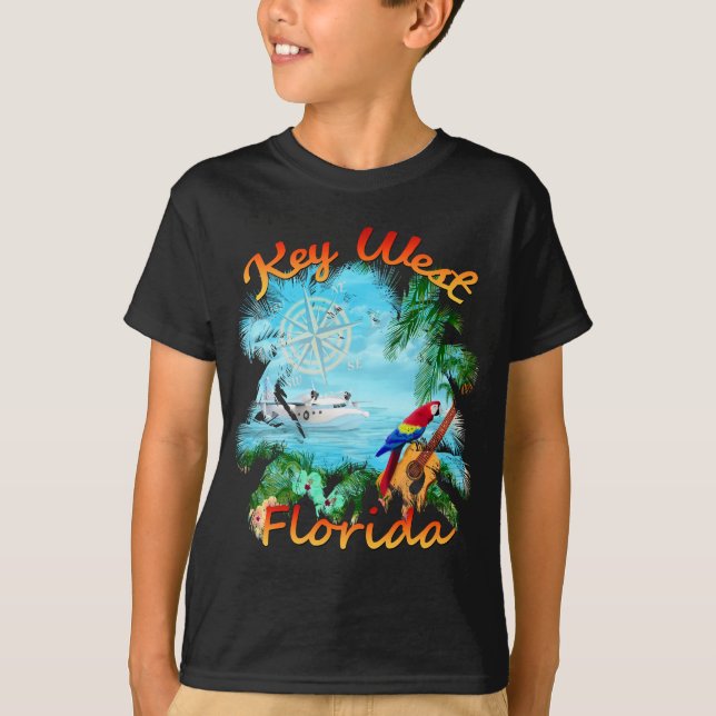 Camiseta Roca tropical de Key West (Anverso)