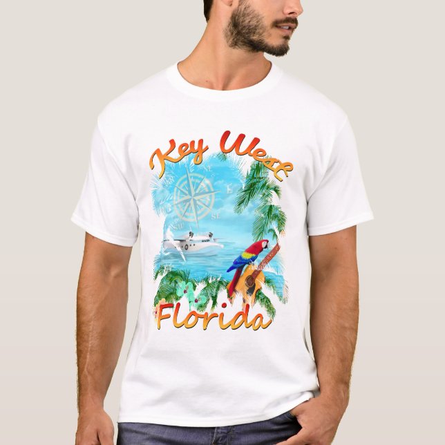 Camiseta Roca tropical de Key West (Anverso)