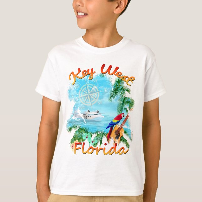 Camiseta Roca tropical de Key West (Anverso)