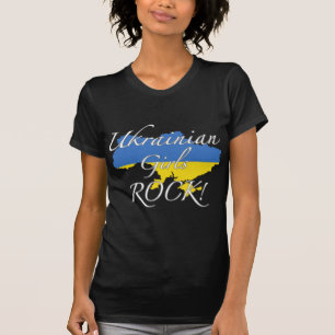 Camiseta ¡Roca ucraniana de los chicas!