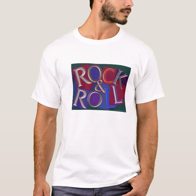 CAMISETA ROCA Y ROLLO (Anverso)