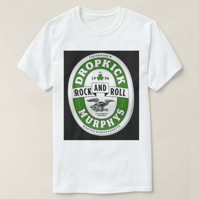 Camiseta roca y rollo de los murphys dropkkis (Diseño del anverso)