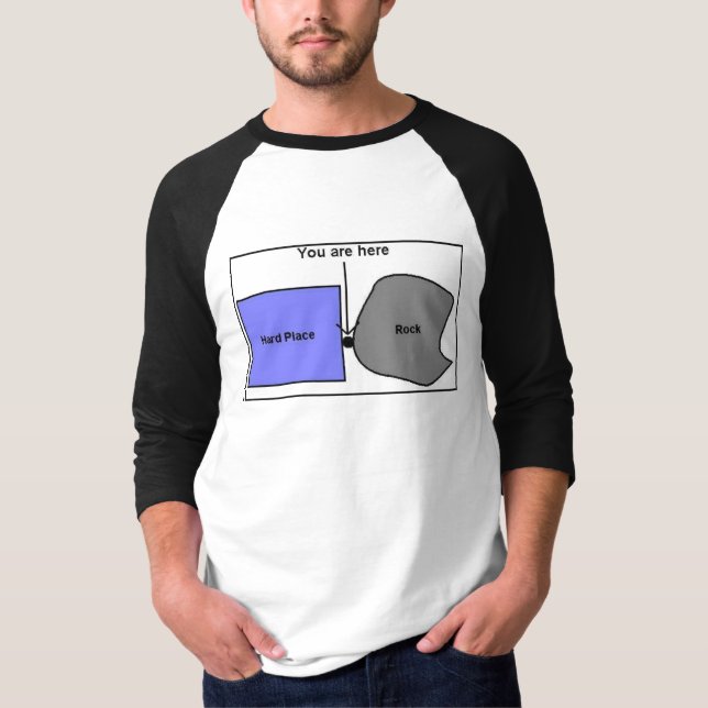 Camiseta Roca y un lugar duro (Anverso)