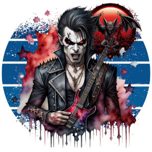 Camiseta Rocanrolero Vampiro