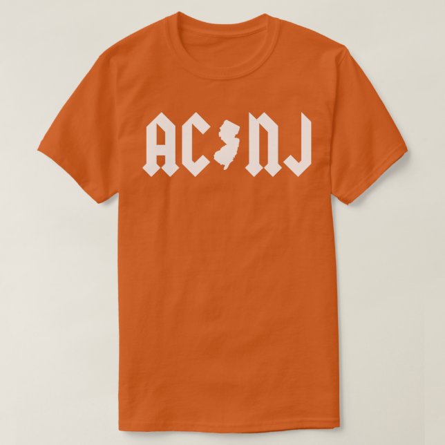Camiseta Rocas AC NJ (Diseño del anverso)