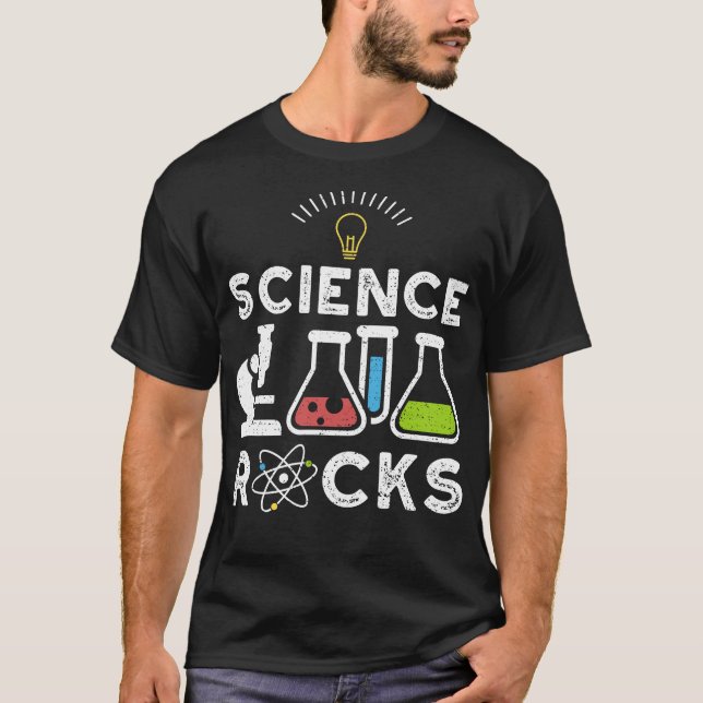 Camiseta Rocas científicas (Anverso)