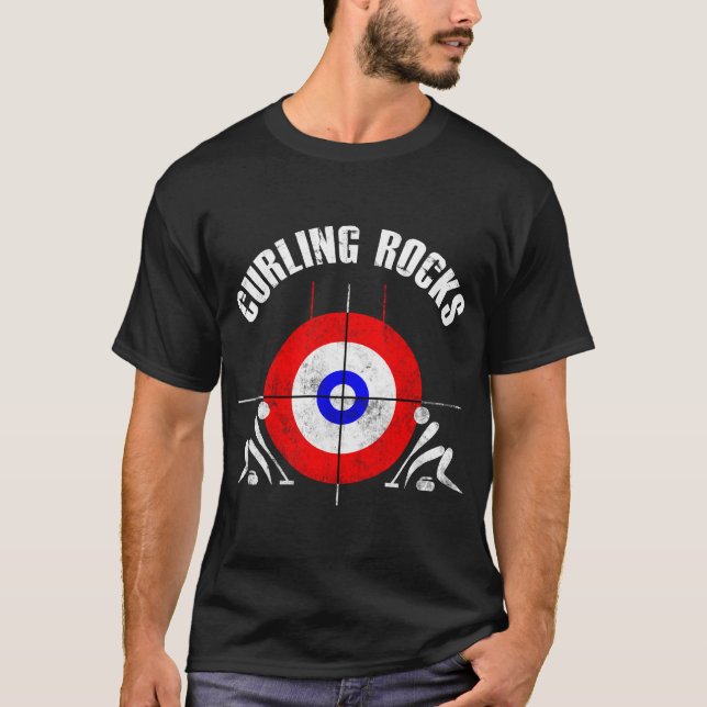 Camiseta Rocas curvadas (Anverso)