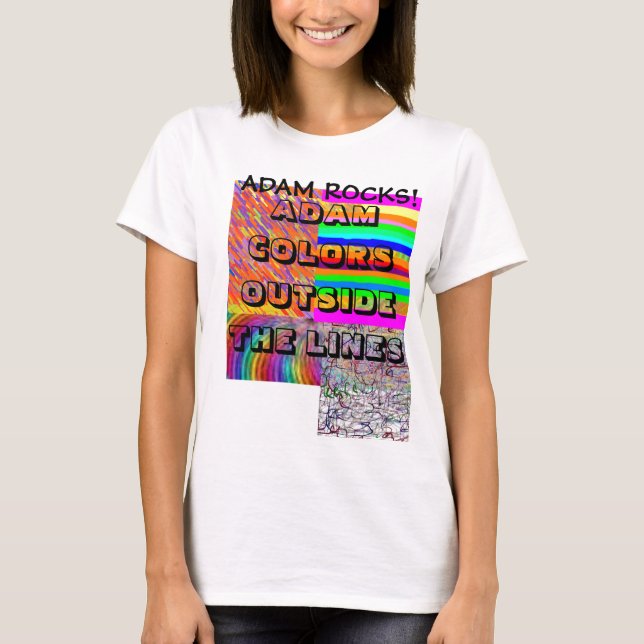 Camiseta ¡Rocas de Adán! (Anverso)