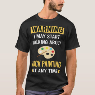 Camiseta Rocas de advertencia divertidas
