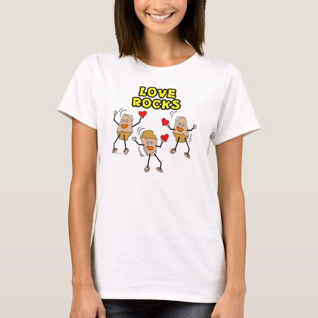 Camiseta Rocas de amor (Anverso)