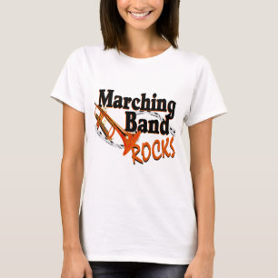 Camiseta Rocas de bandas de marcha