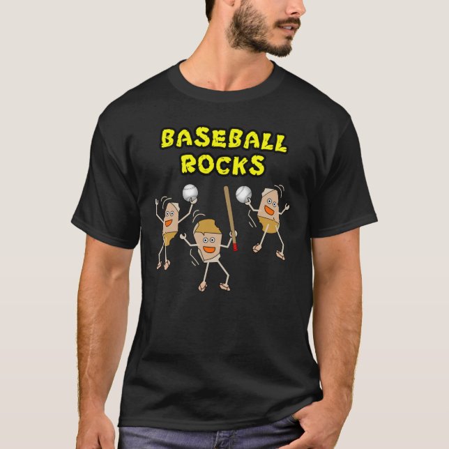 Camiseta Rocas de béisbol (Anverso)