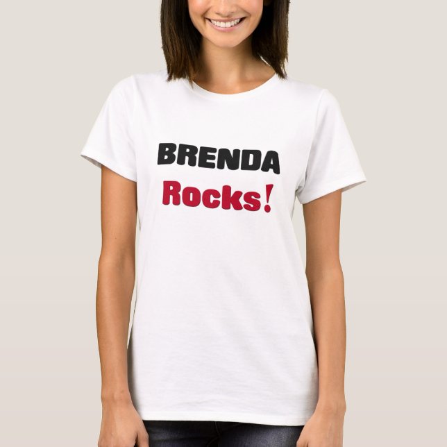 Camiseta Rocas de Brenda (Anverso)