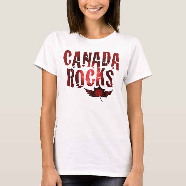 Camiseta Rocas de Canadá (Anverso)