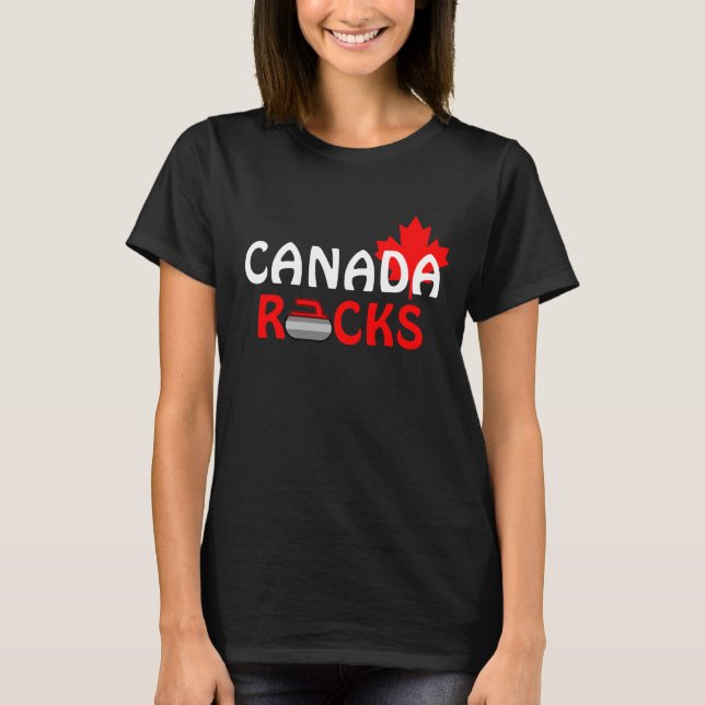 Camiseta Rocas de Canadá - encrespándose (Anverso)