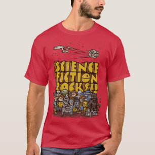 Camiseta Rocas de ciencia ficción