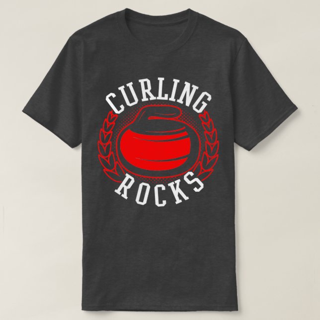 Camiseta Rocas de curling 8 (Diseño del anverso)