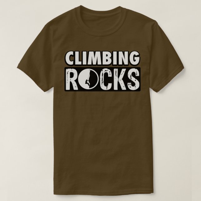 Camiseta Rocas de escalada (Diseño del anverso)