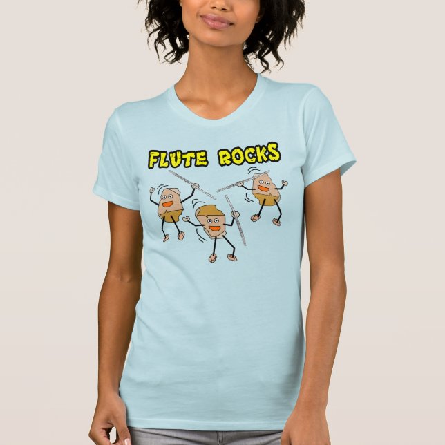 Camiseta Rocas de flauta (Anverso)