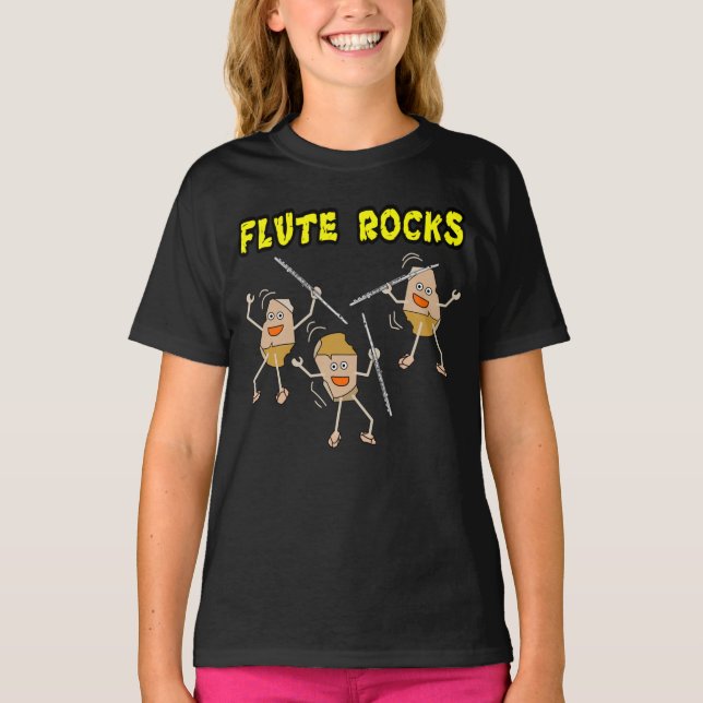 Camiseta Rocas de flauta (Anverso)