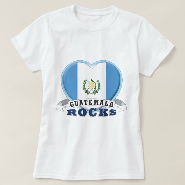 Camiseta Rocas de Guatemala (Diseño del anverso)