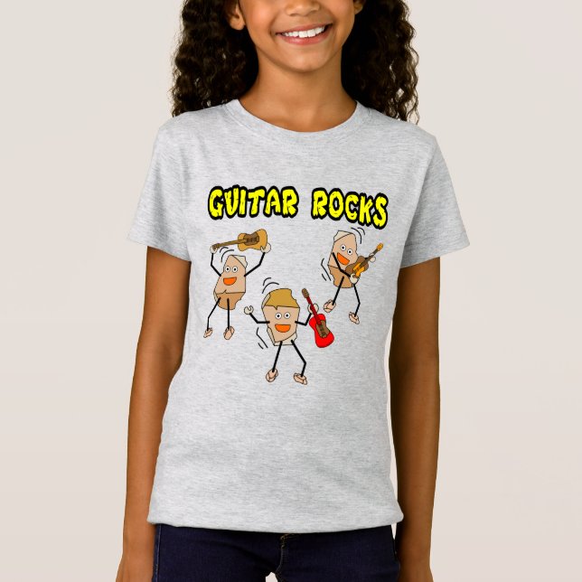 Camiseta Rocas de guitarra (Anverso)