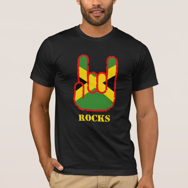 Camiseta Rocas de Jamaica (Anverso)