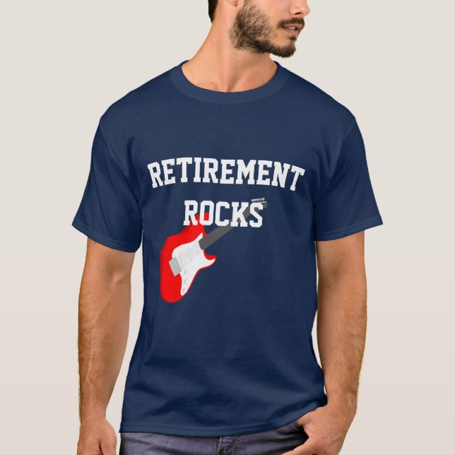 Camiseta Rocas de jubilación (Anverso)