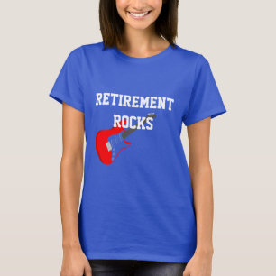 Camiseta Rocas de jubilación con guitarra