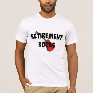 Camiseta Rocas de jubilación, guitarra roja