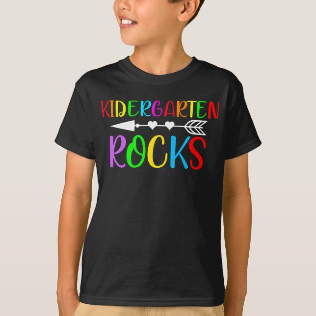 Camiseta rocas de kindergarten (Anverso)