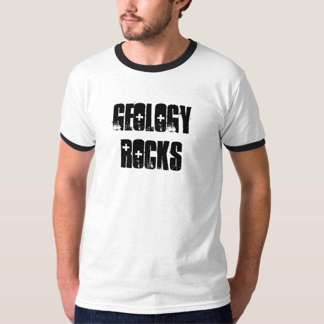 Camiseta Rocas de la geología (Anverso)