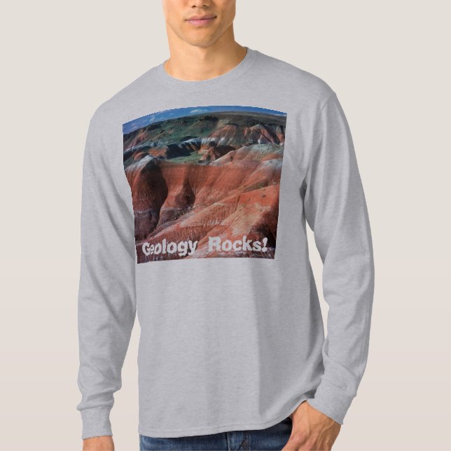 Camiseta ¡Rocas de la geología! (Anverso)