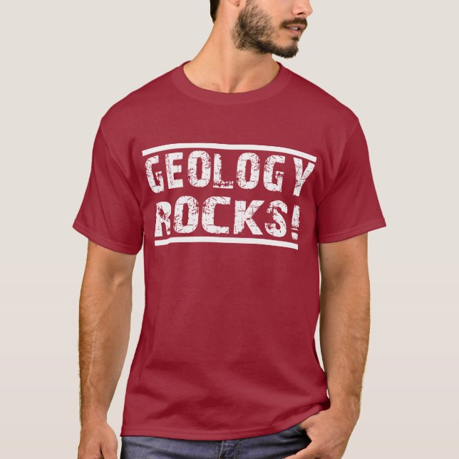 Camiseta Rocas de la geología (Anverso)