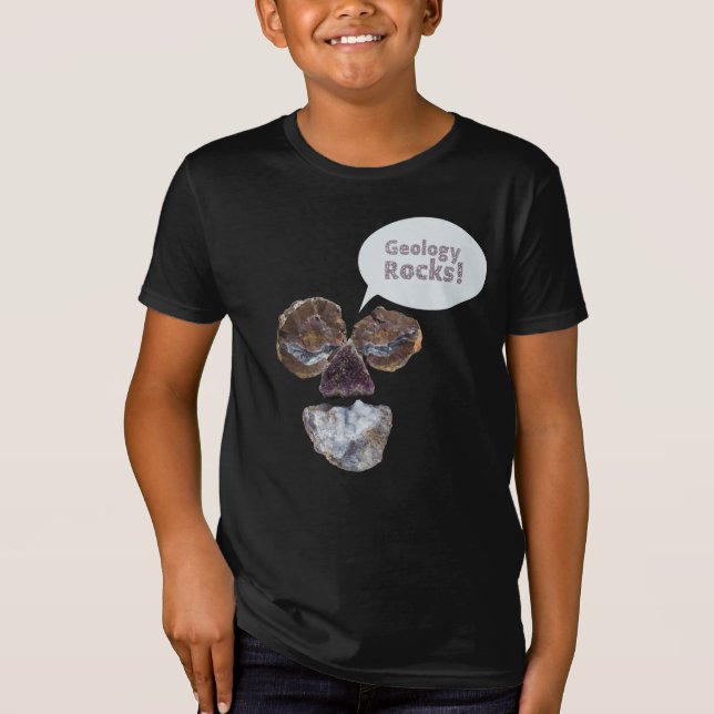 Camiseta ¡Rocas de la geología! (Anverso)