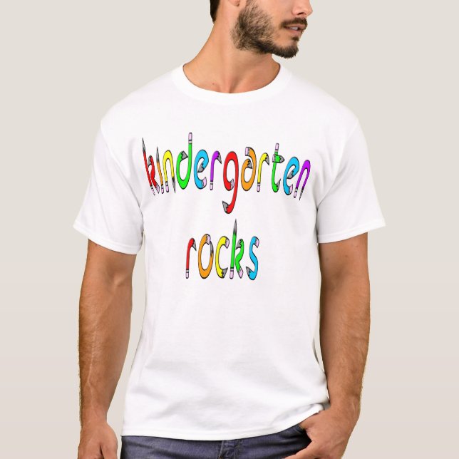 Camiseta Rocas de la guardería - el lápiz embroma la (Anverso)