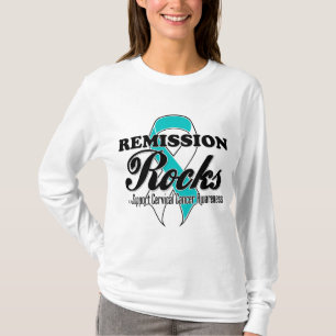 Camiseta Rocas de la remisión - conciencia del cáncer de