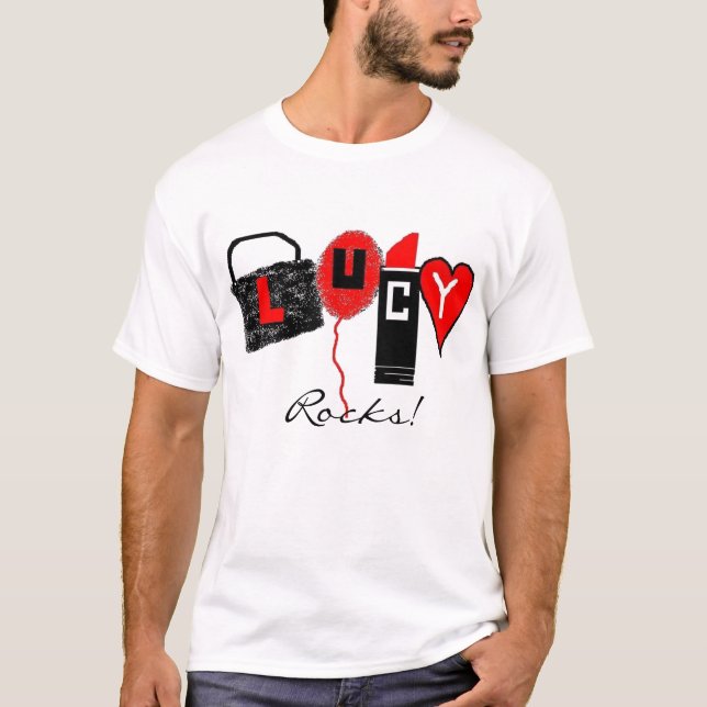 Camiseta ¡Rocas de Lucy! t~shirt (Anverso)