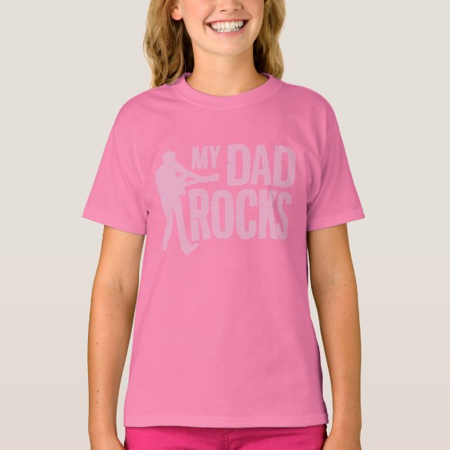 Camiseta Rocas de mi papá (Anverso)