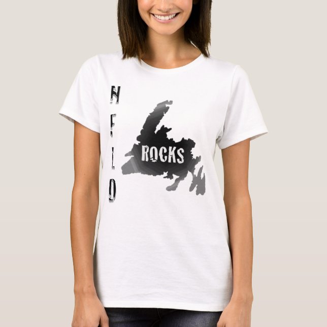 Camiseta Rocas de Nfld (Anverso)