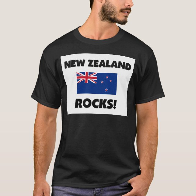Camiseta Rocas de Nueva Zelanda (Anverso)