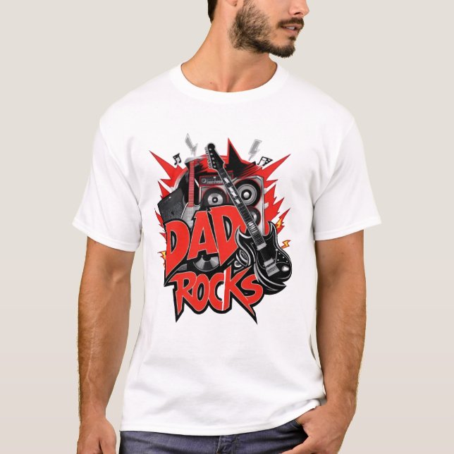 Camiseta Rocas de papá (Anverso)