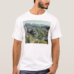 Camiseta Rocas de Paul Cezanne el en L'Estaque, 1879-82