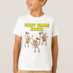 Camiseta Rocas de primer grado