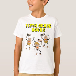 Camiseta Rocas de quinto grado