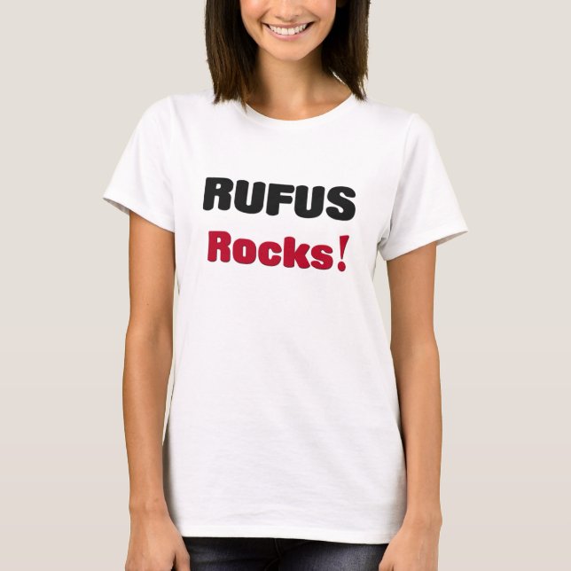 Camiseta Rocas de Rufus (Anverso)