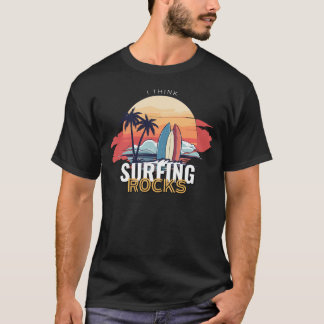 Camiseta ¡Rocas de surf!