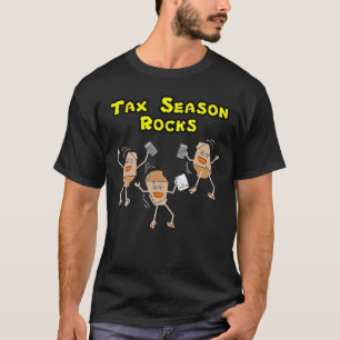 Camiseta Rocas de temporada de impuestos